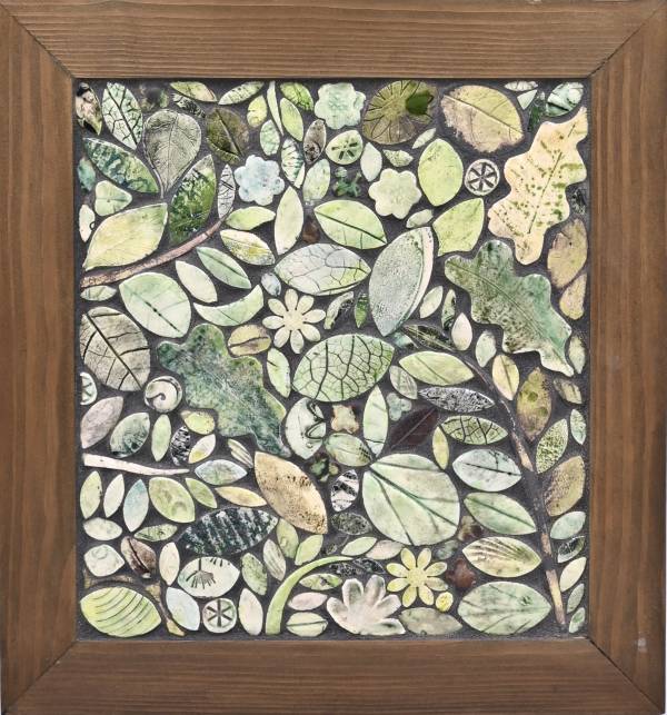 - a , Ceramic Sculpture by Sarah McCormack, measuring 22 x 22 cm (H x W) framed at 30 x 30 cm £240